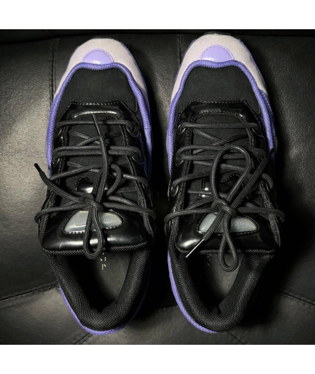 ADIDAS X RAF SIMONS Фиолетовые текстильные низкие кроссовки / кеды, фото 7