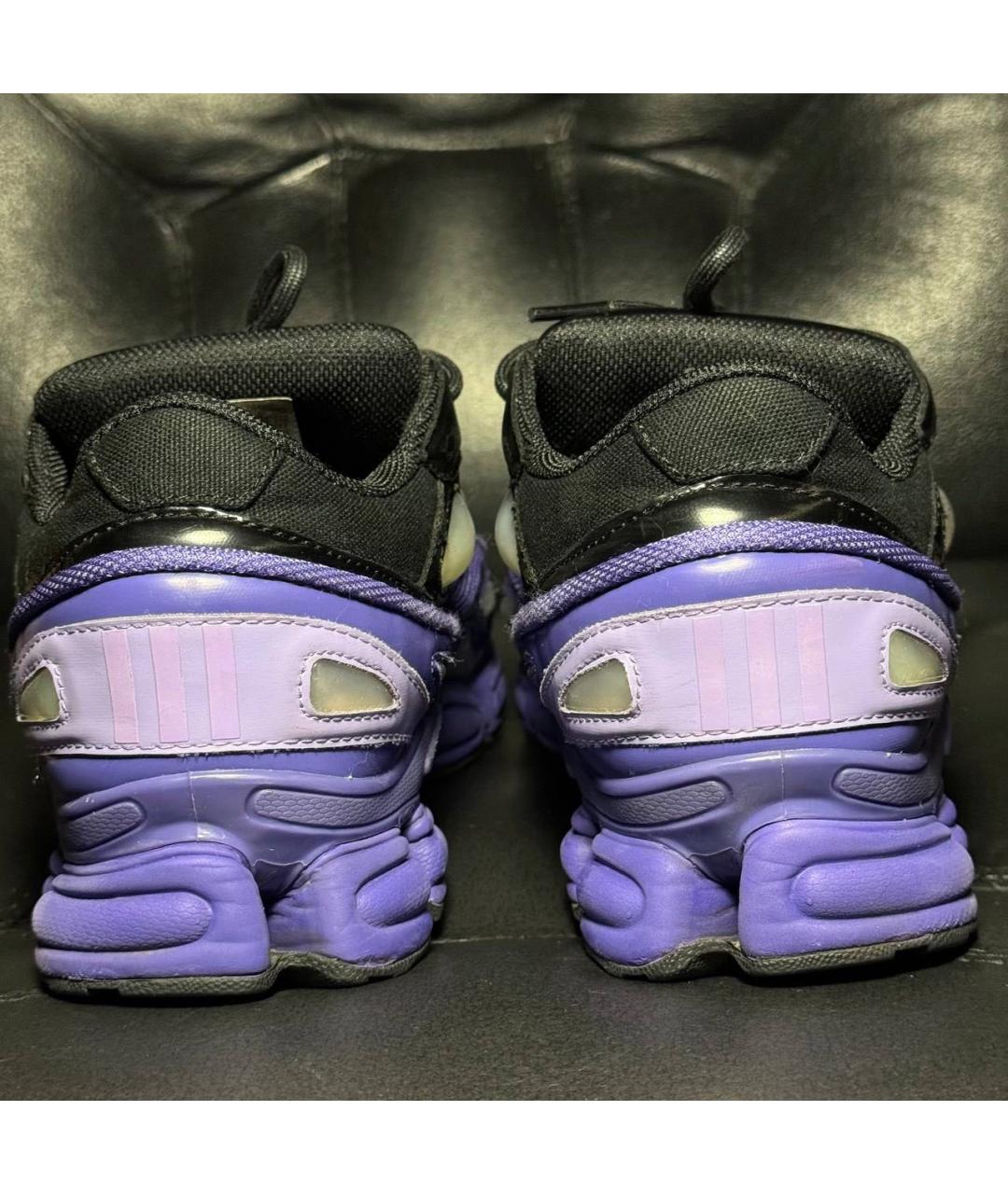 ADIDAS X RAF SIMONS Фиолетовые текстильные низкие кроссовки / кеды, фото 2