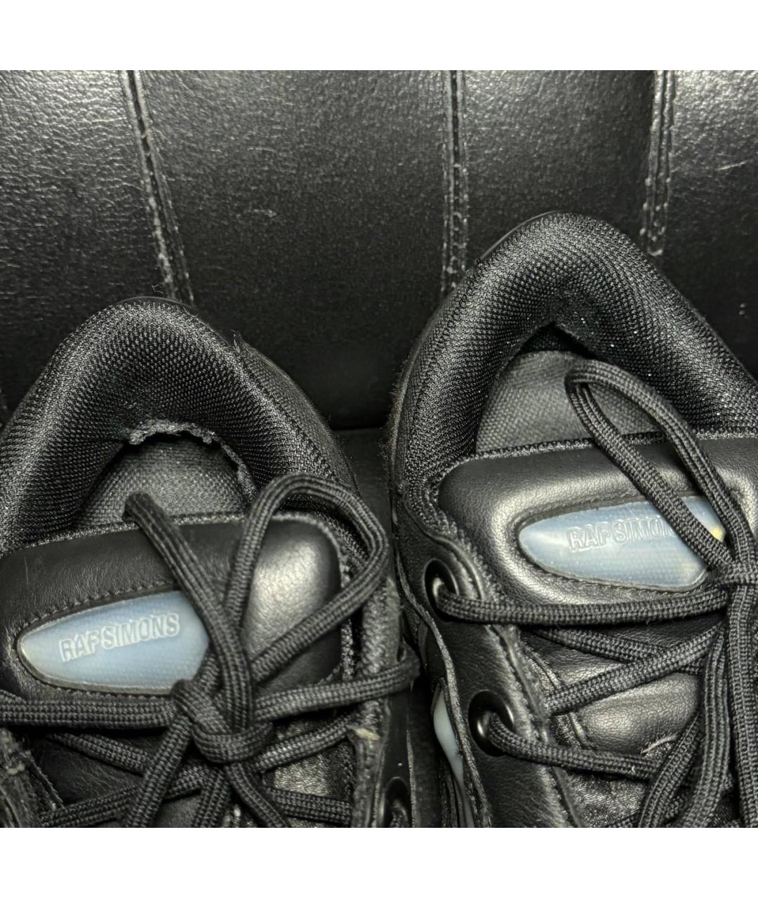 ADIDAS X RAF SIMONS Красные текстильные низкие кроссовки / кеды, фото 8