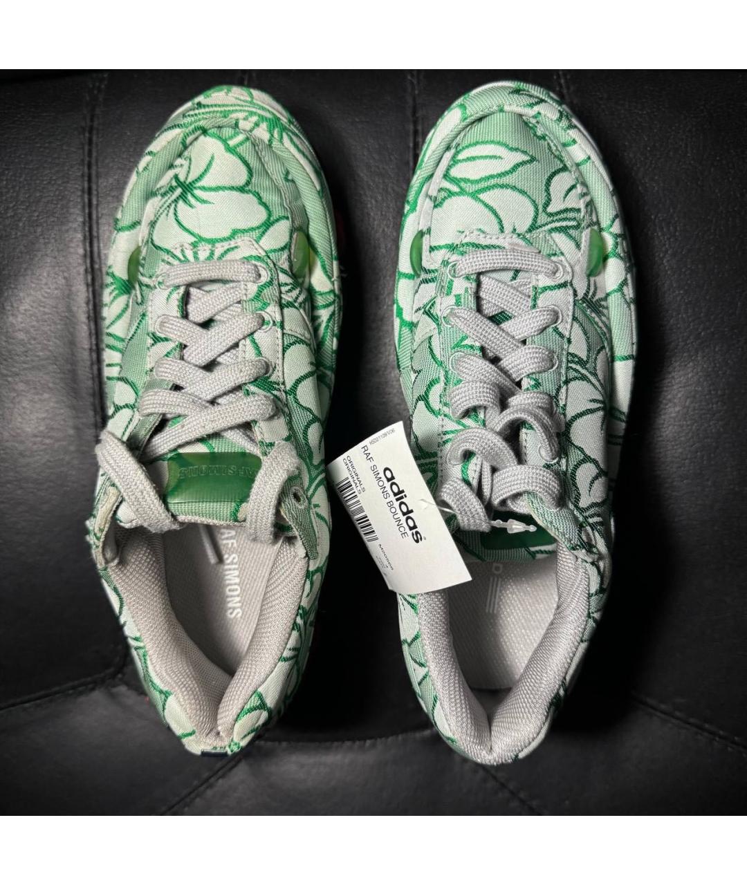 ADIDAS X RAF SIMONS Коралловые текстильные кроссовки, фото 7