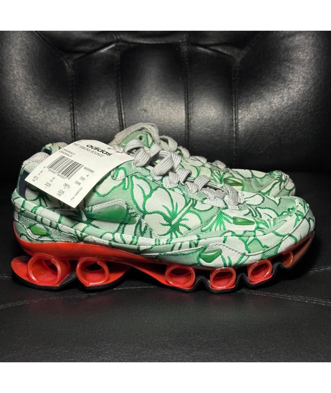 ADIDAS X RAF SIMONS Коралловые текстильные кроссовки, фото 9