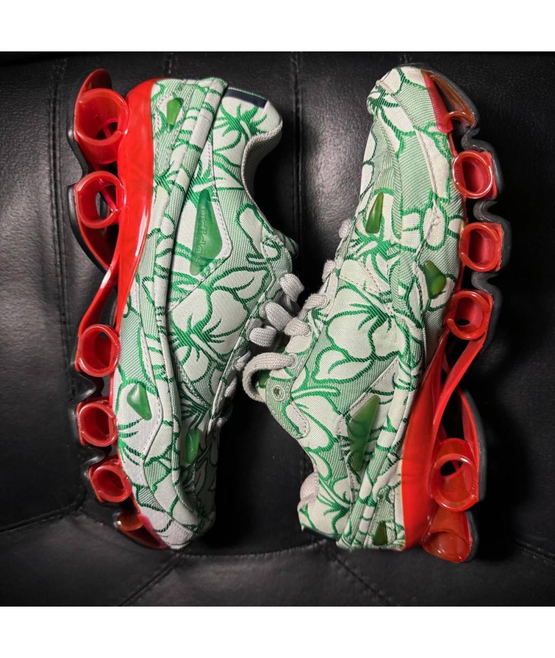 ADIDAS X RAF SIMONS Коралловые текстильные кроссовки, фото 4