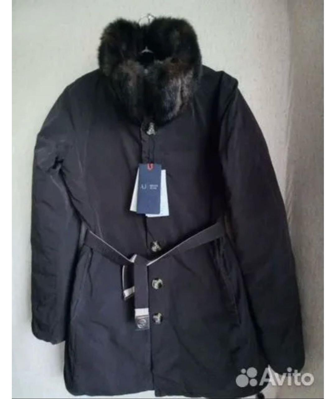 ARMANI JEANS Мульти полиамидовый пуховик, фото 4