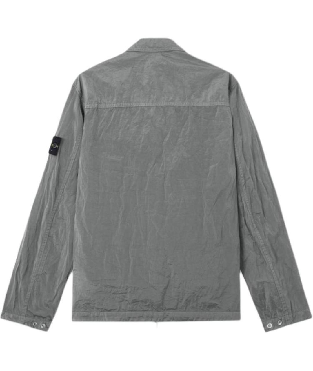 STONE ISLAND Серебряная куртка, фото 2