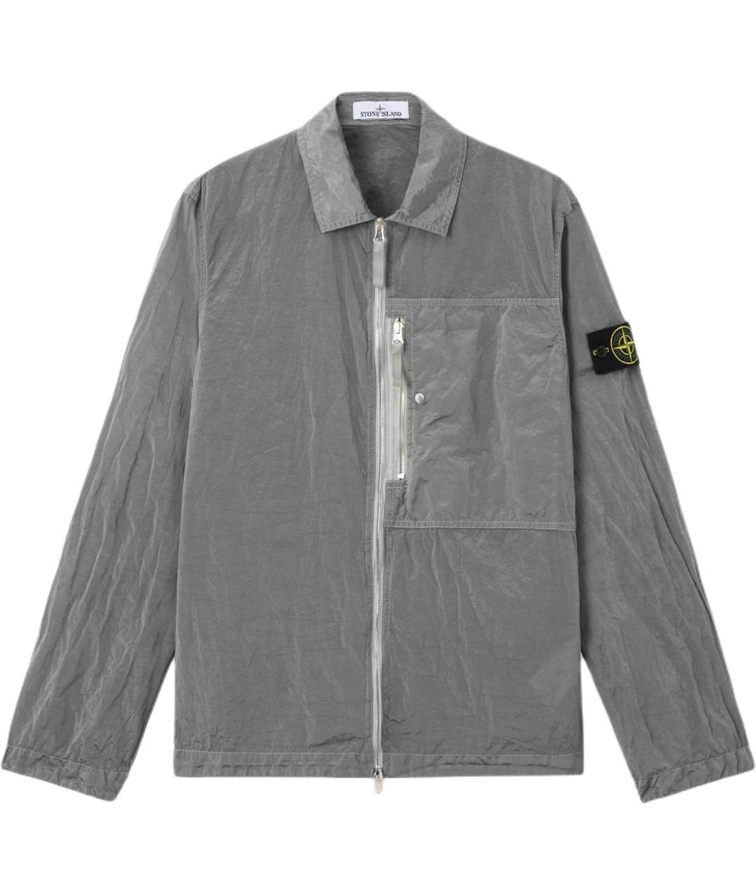 STONE ISLAND Серебряная куртка, фото 1