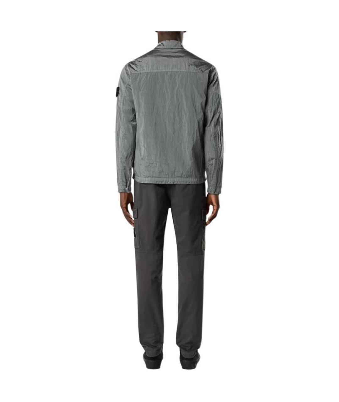 STONE ISLAND Серебряная куртка, фото 4