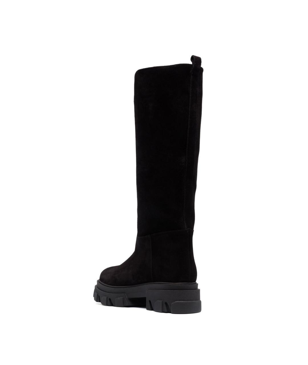 GIABORGHINI Черные замшевые ботфорты, фото 2