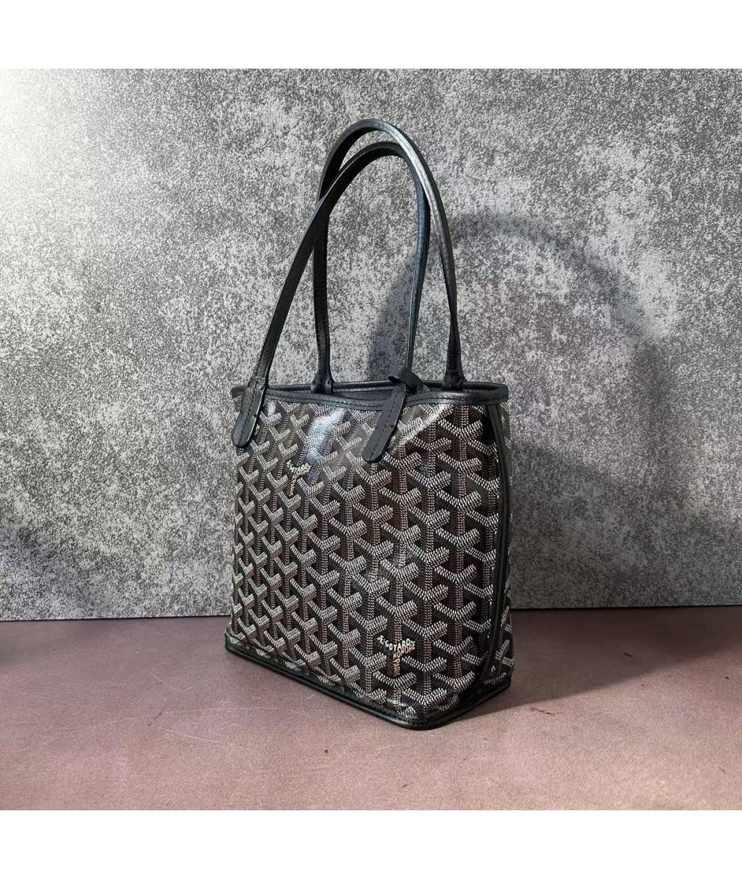 GOYARD Черная сумка тоут, фото 5