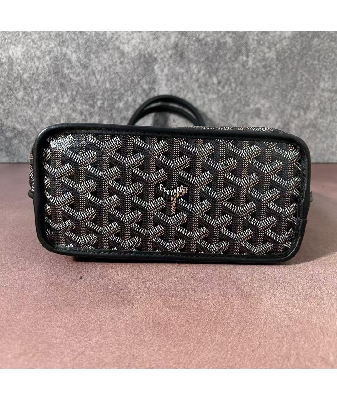 GOYARD Черная сумка тоут, фото 6