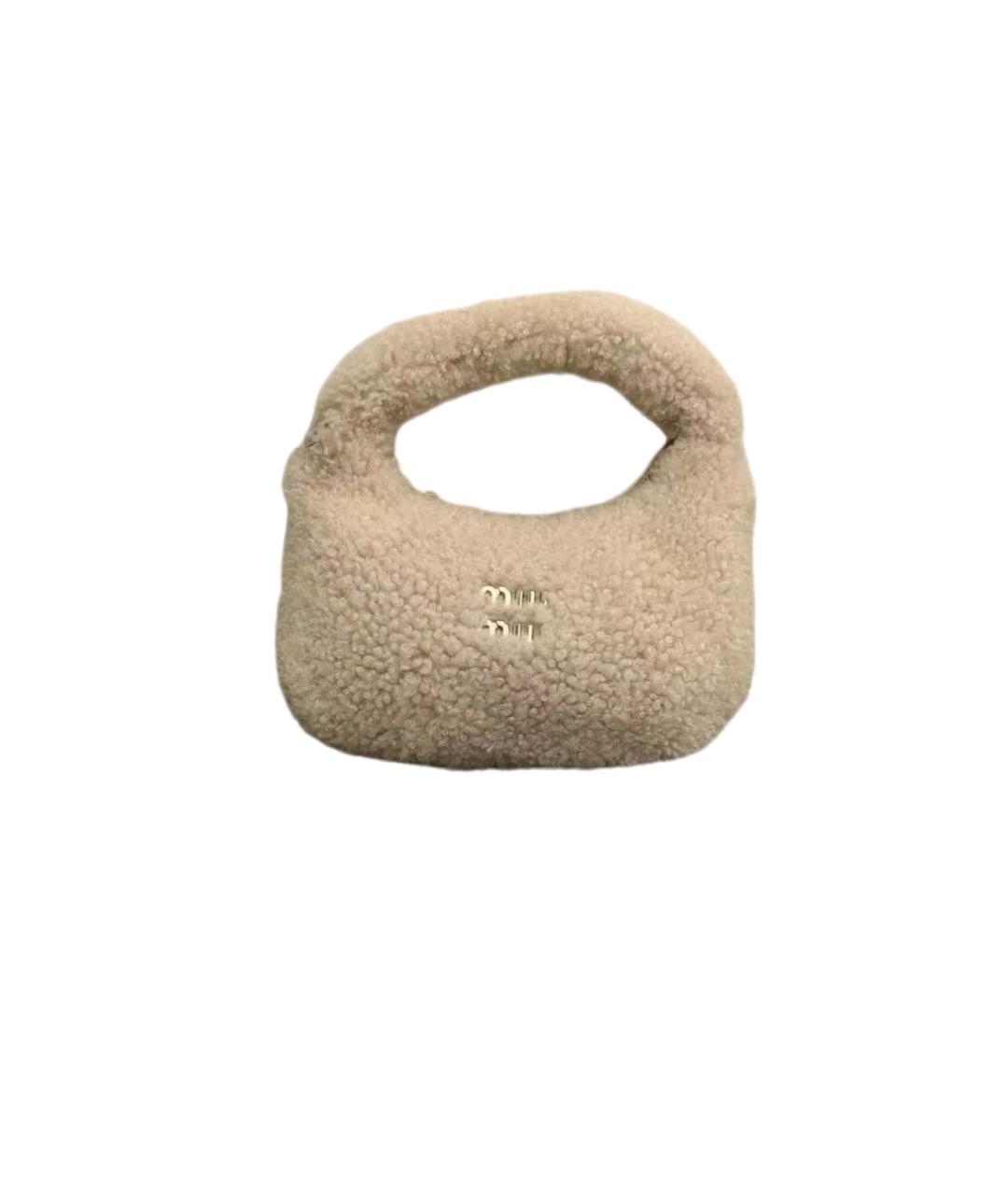 MIU MIU Белая сумка с короткими ручками, фото 9