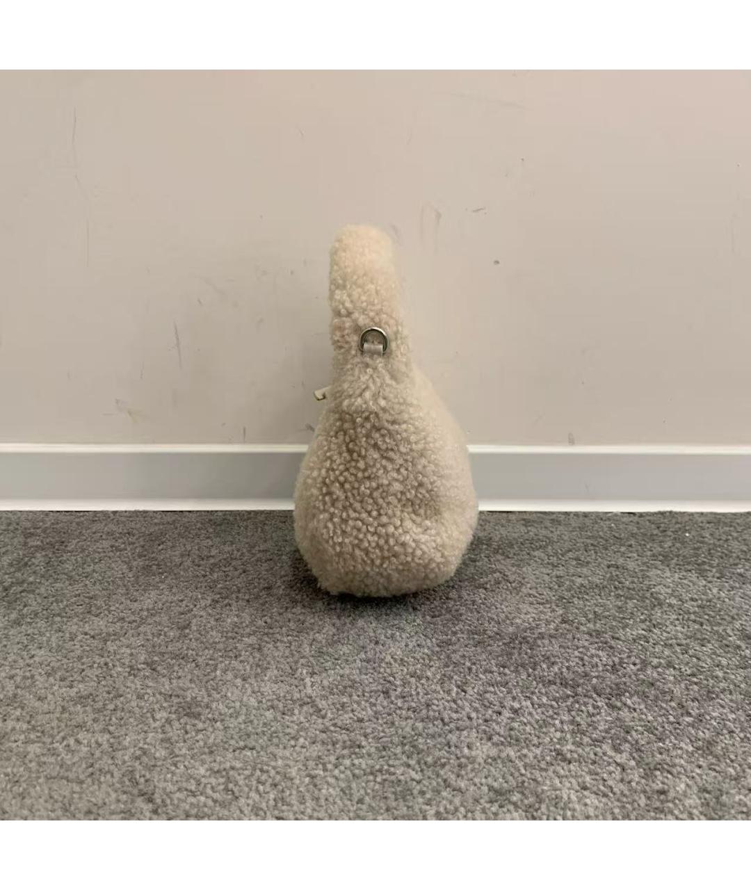 MIU MIU Белая сумка с короткими ручками, фото 3