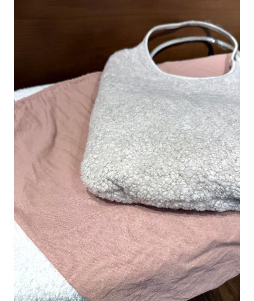 MIU MIU Белая сумка тоут, фото 5