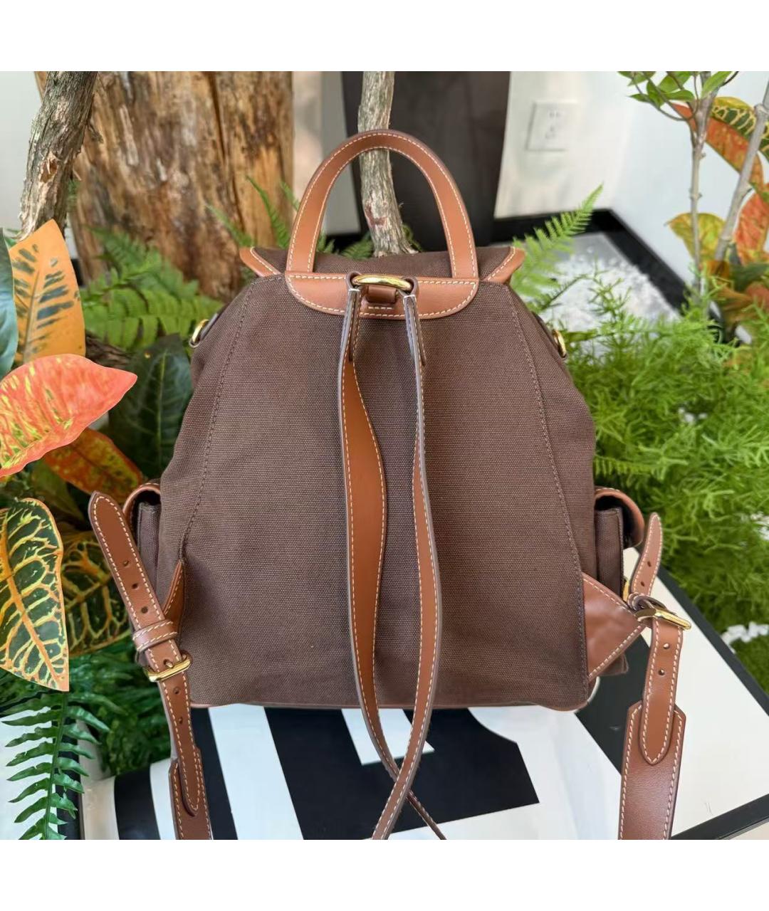 MIU MIU Коричневый рюкзак, фото 3