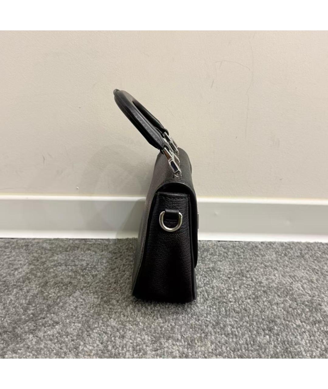 MIU MIU Черная кожаная сумка через плечо, фото 6