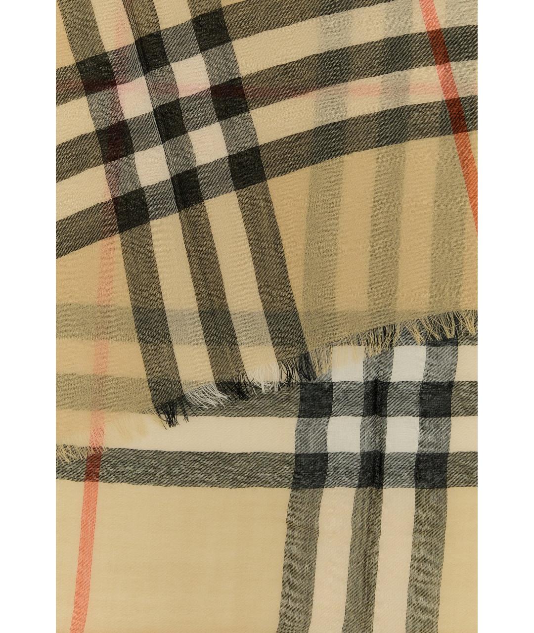 BURBERRY Мульти шерстяной шарф, фото 3