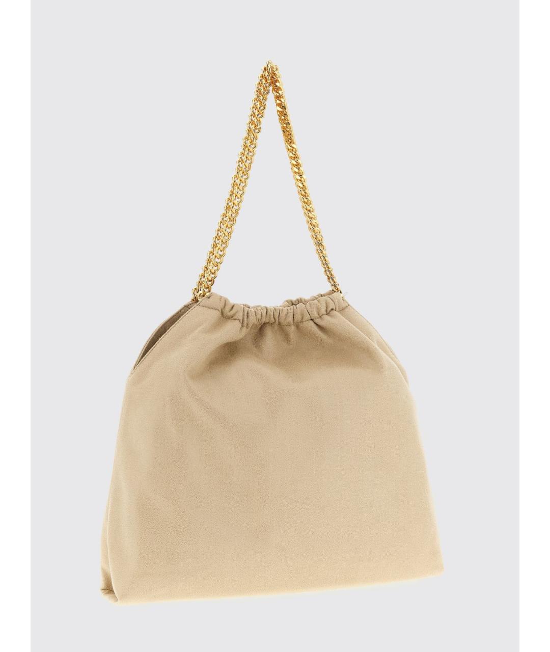 STELLA MCCARTNEY Бежевая сумка через плечо из искусственной кожи, фото 2