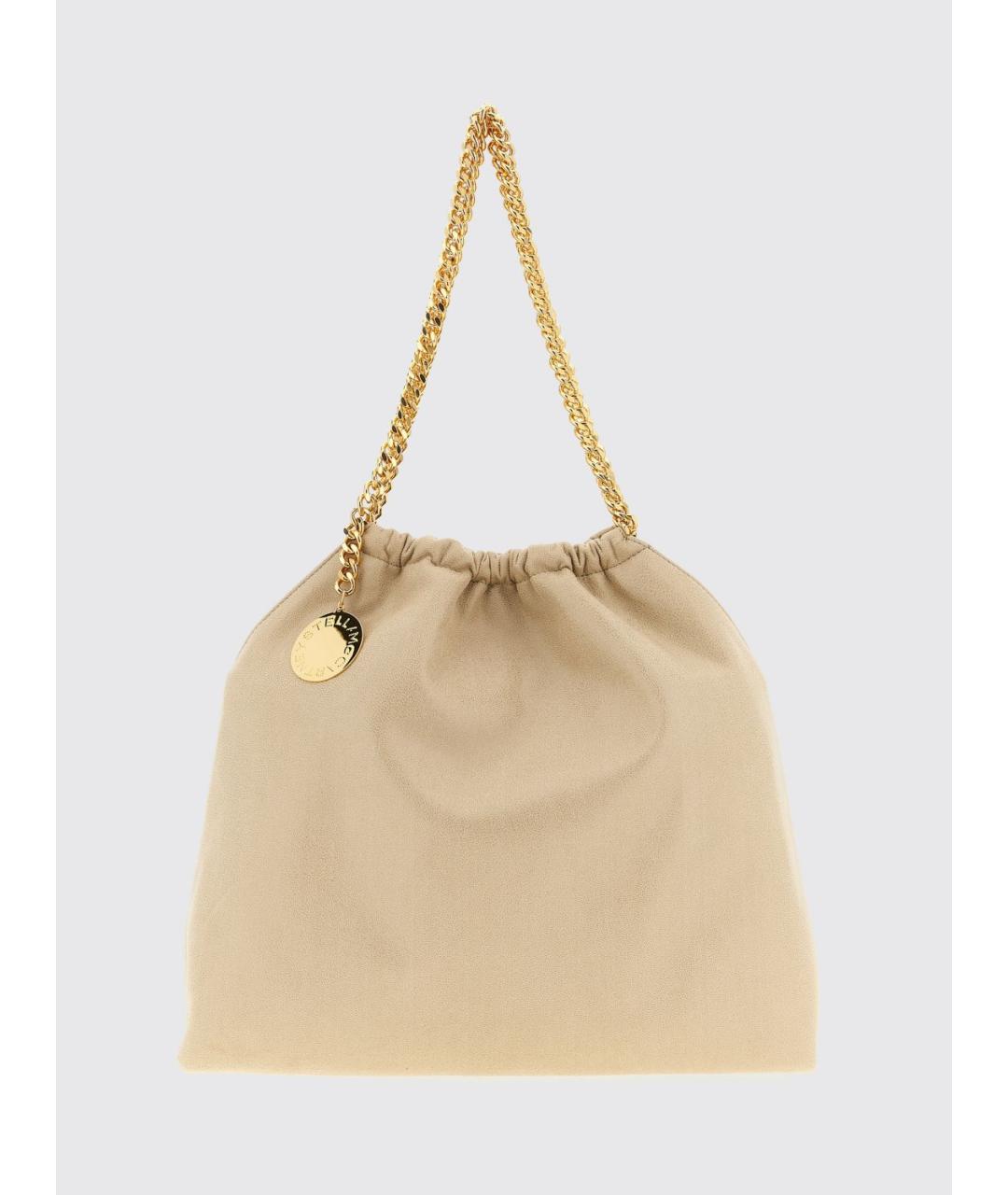 STELLA MCCARTNEY Бежевая сумка через плечо из искусственной кожи, фото 1