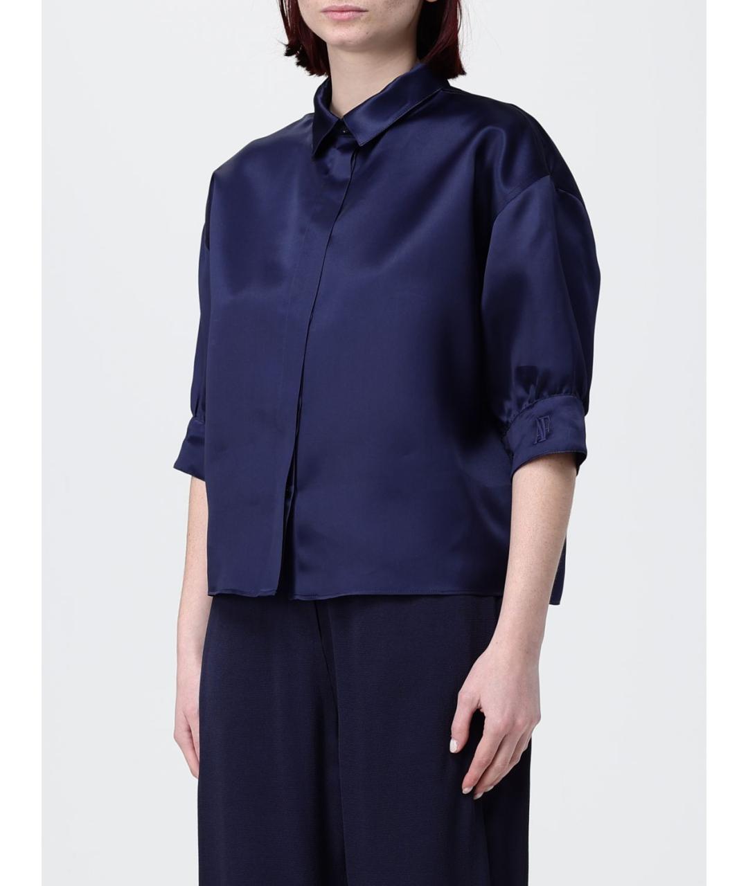 ALBERTA FERRETTI Синяя рубашка, фото 3