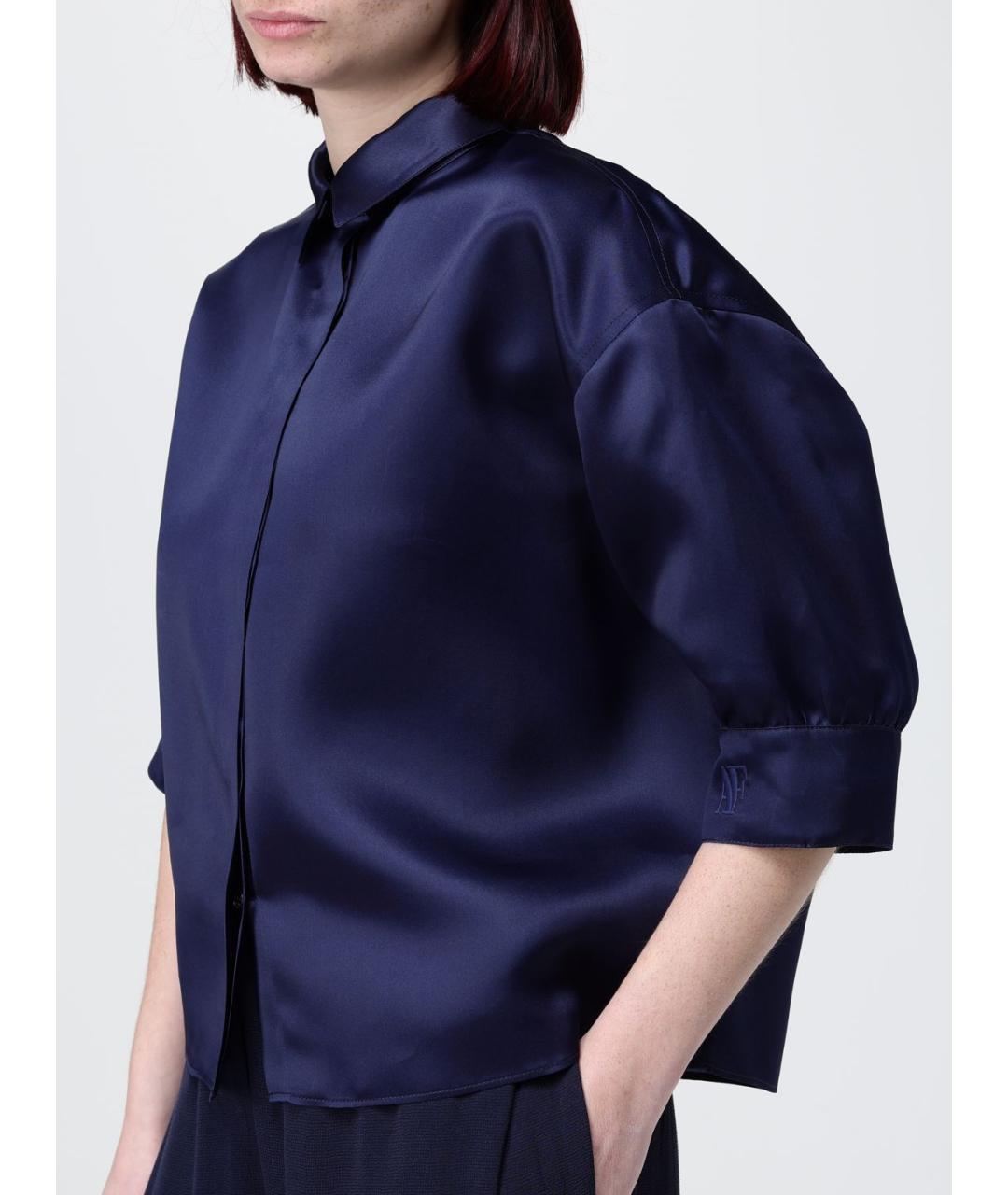 ALBERTA FERRETTI Синяя рубашка, фото 4