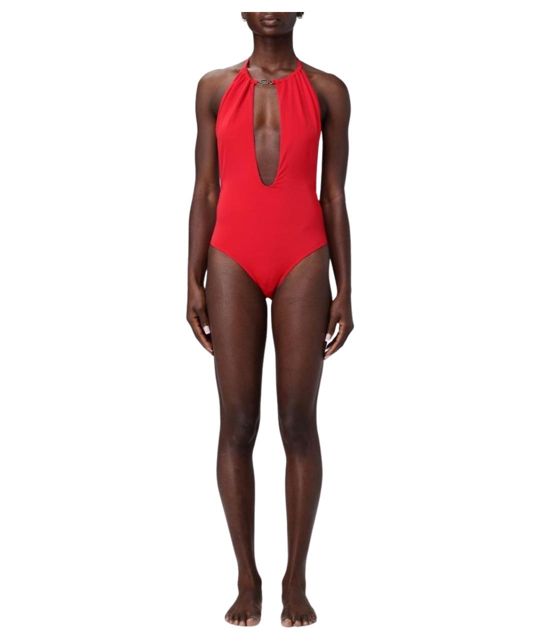 EA7 Красный полиамидовый купальник, фото 1