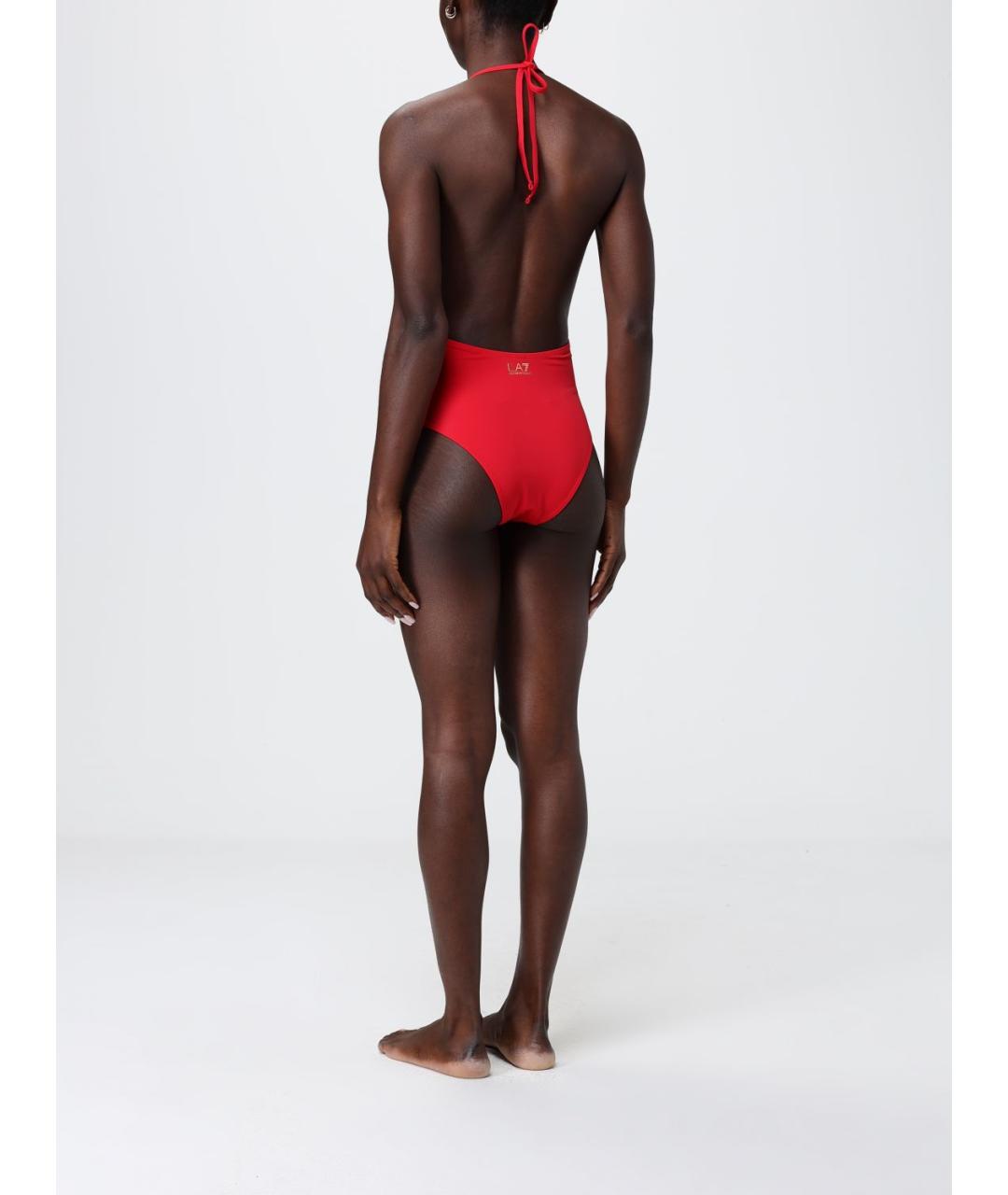 EA7 Красный полиамидовый купальник, фото 2