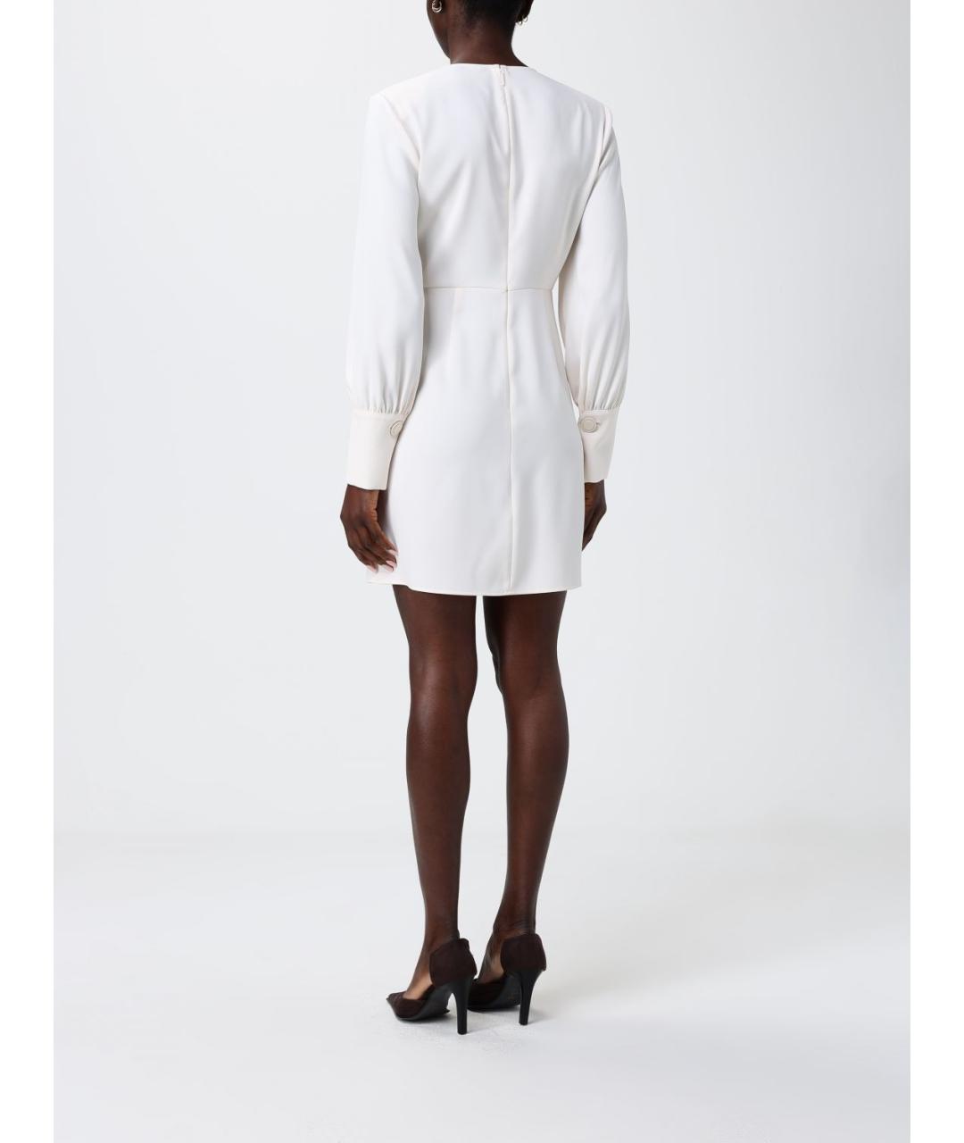 ARMANI EXCHANGE Бежевое полиэстеровое повседневное платье, фото 2