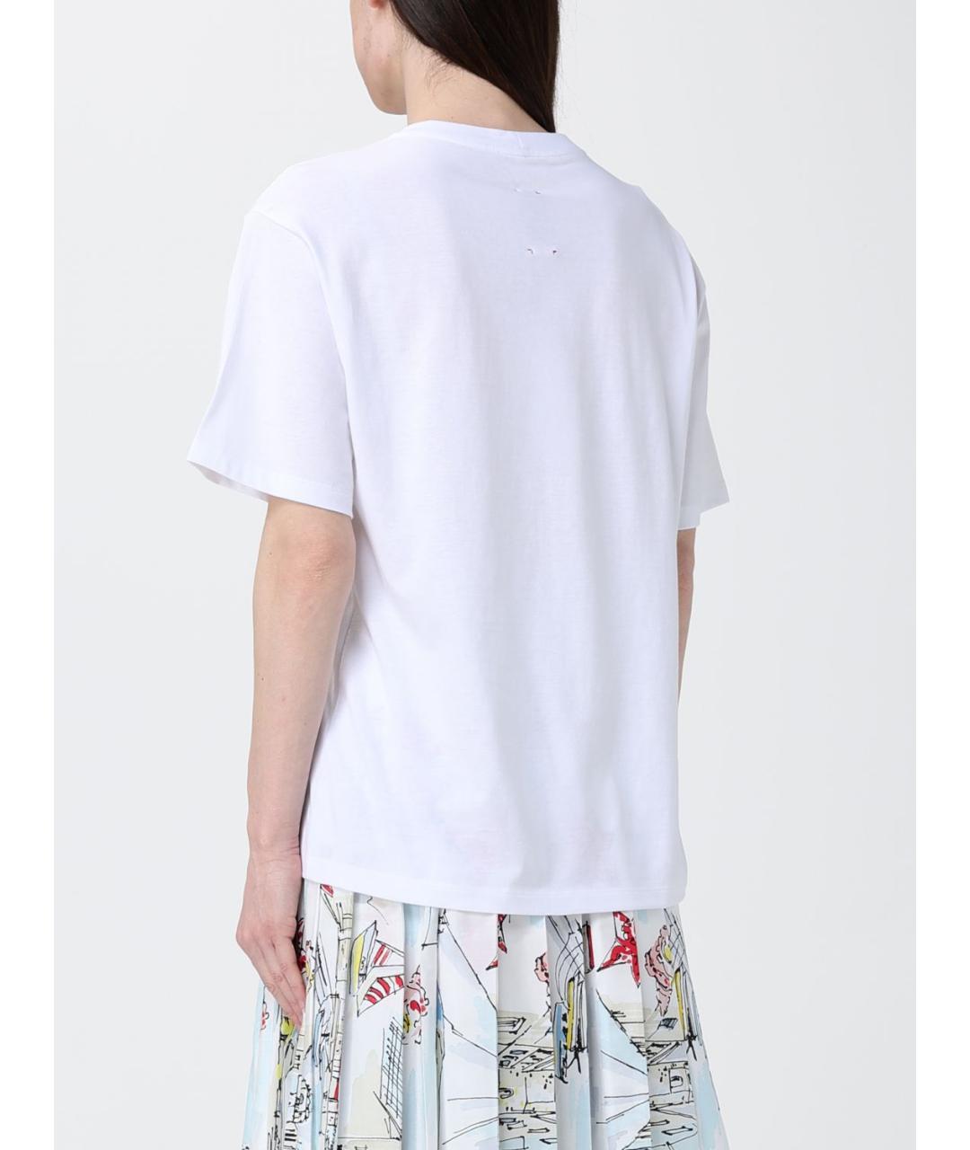 ANTONIO MARRAS Белая хлопковая футболка, фото 3