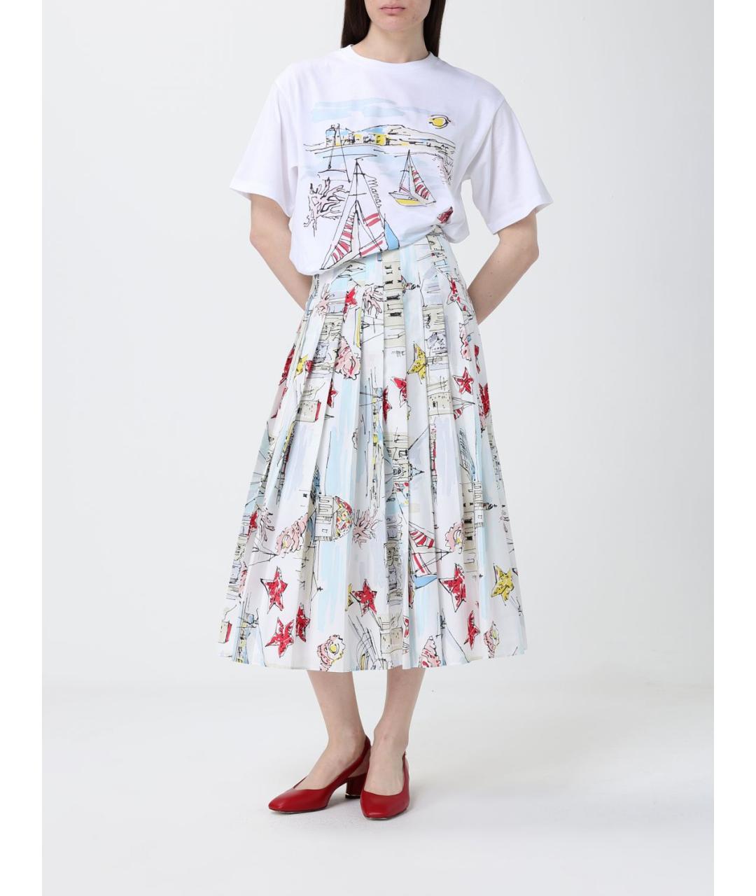 ANTONIO MARRAS Белая хлопковая футболка, фото 2