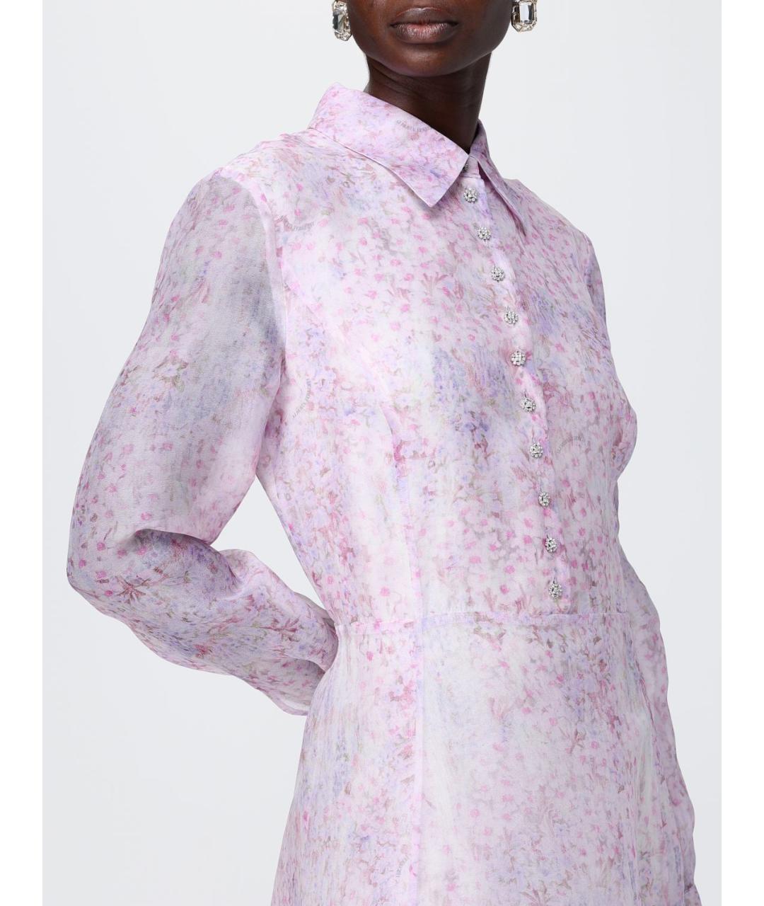 ALBERTA FERRETTI Розовое вечернее платье, фото 4