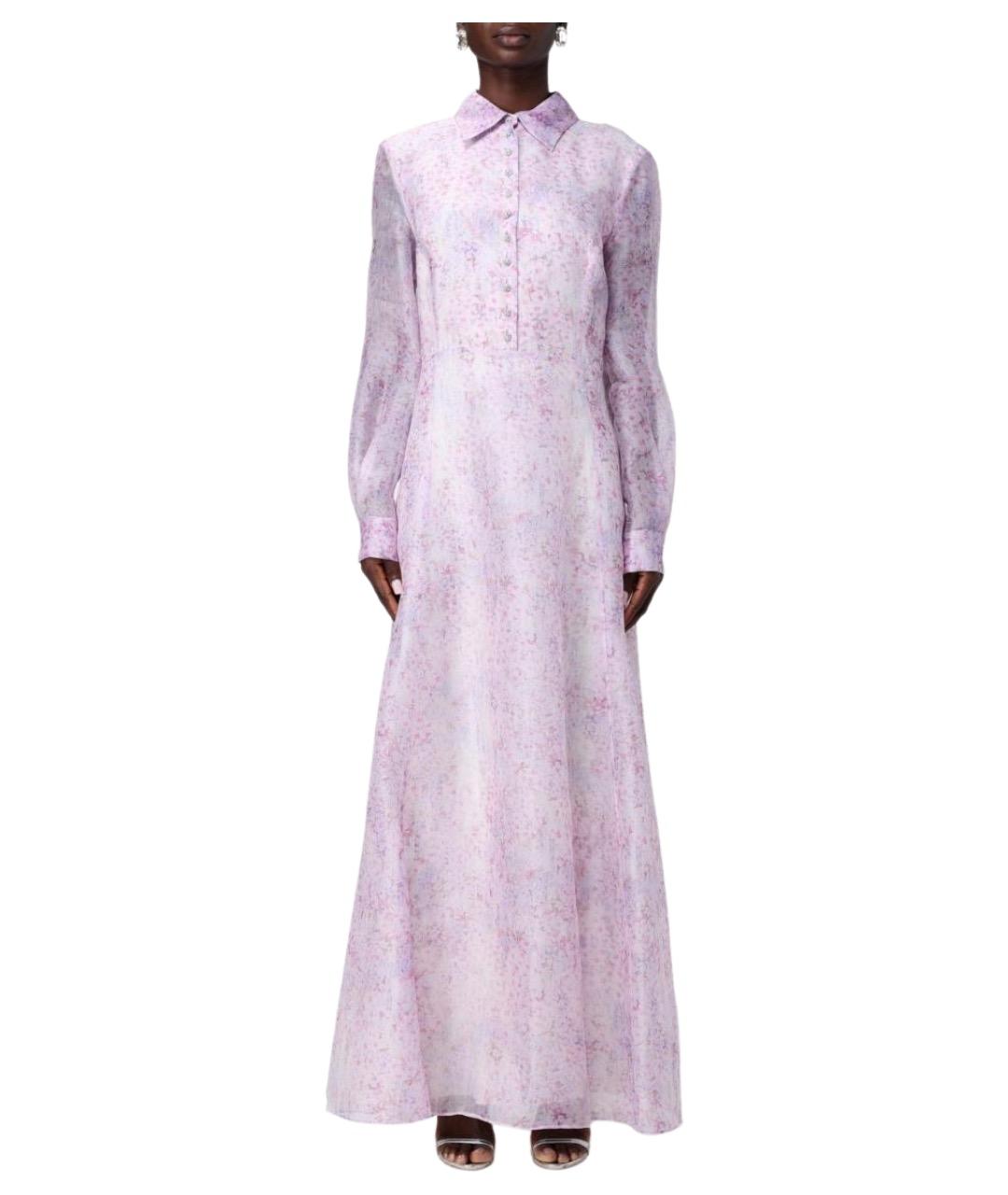 ALBERTA FERRETTI Розовое вечернее платье, фото 1