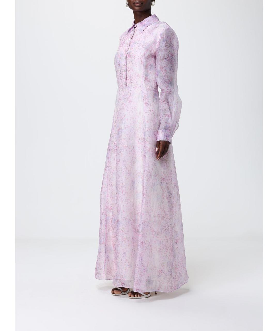 ALBERTA FERRETTI Розовое вечернее платье, фото 3