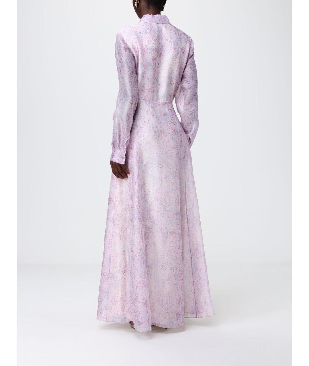 ALBERTA FERRETTI Розовое вечернее платье, фото 2