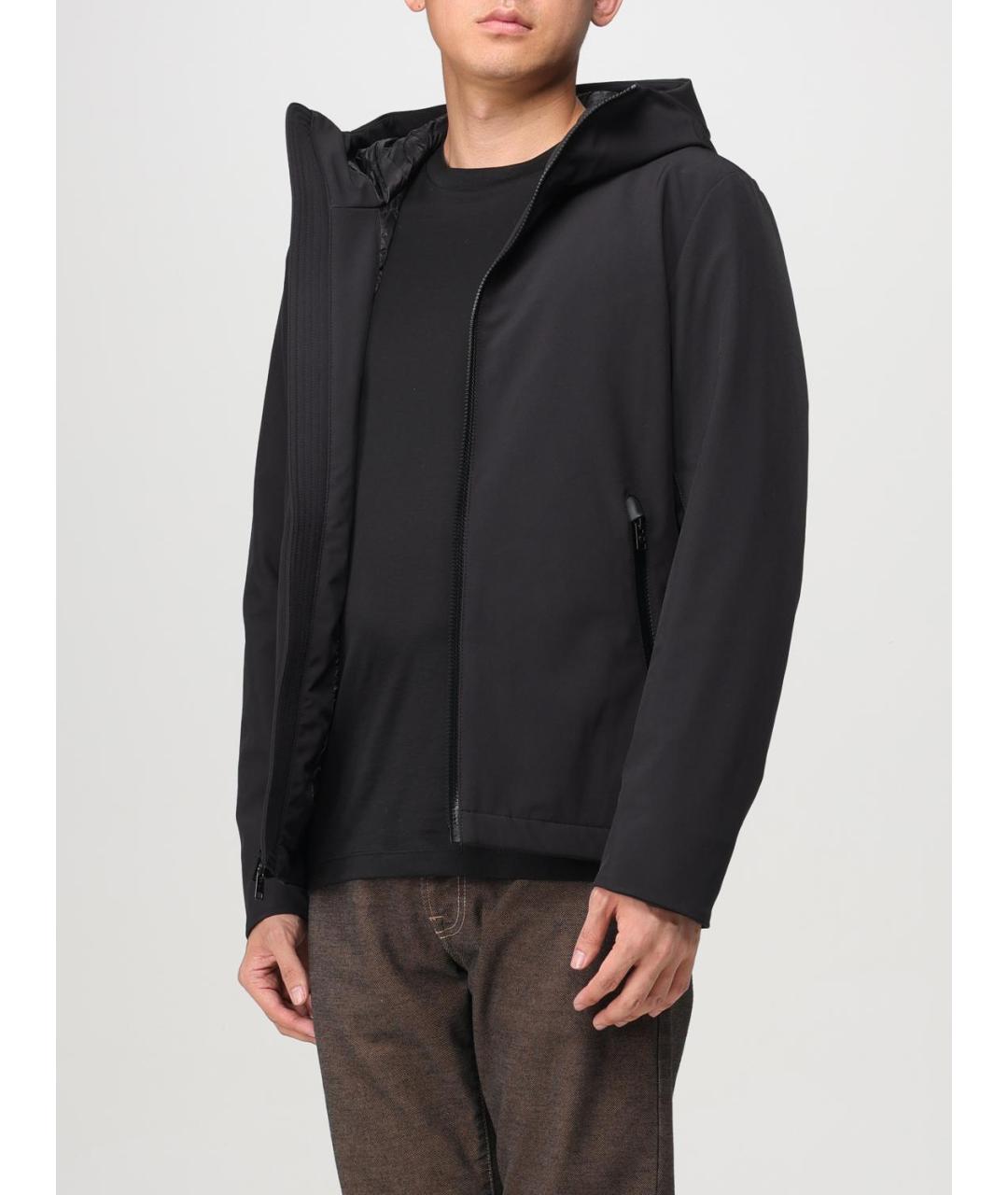 WOOLRICH Черная полиэстеровая куртка, фото 3