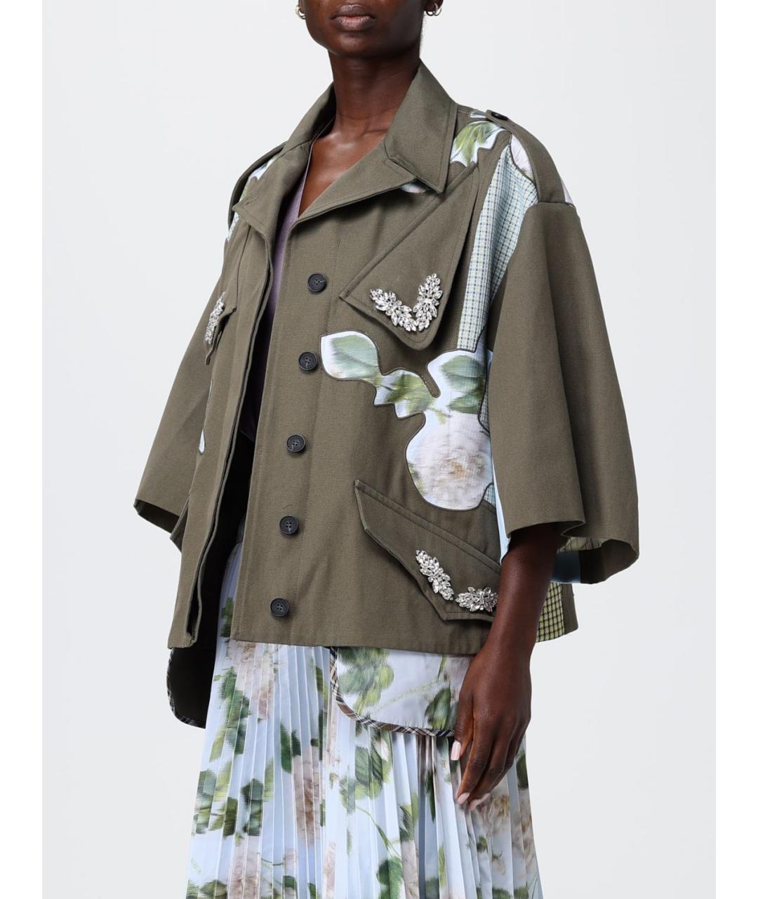 ANTONIO MARRAS Хаки куртка, фото 4