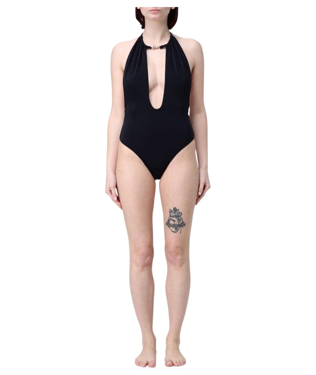 EA7 Черный полиамидовый купальник, фото 1