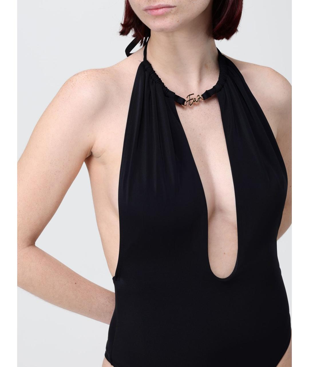 EA7 Черный полиамидовый купальник, фото 3