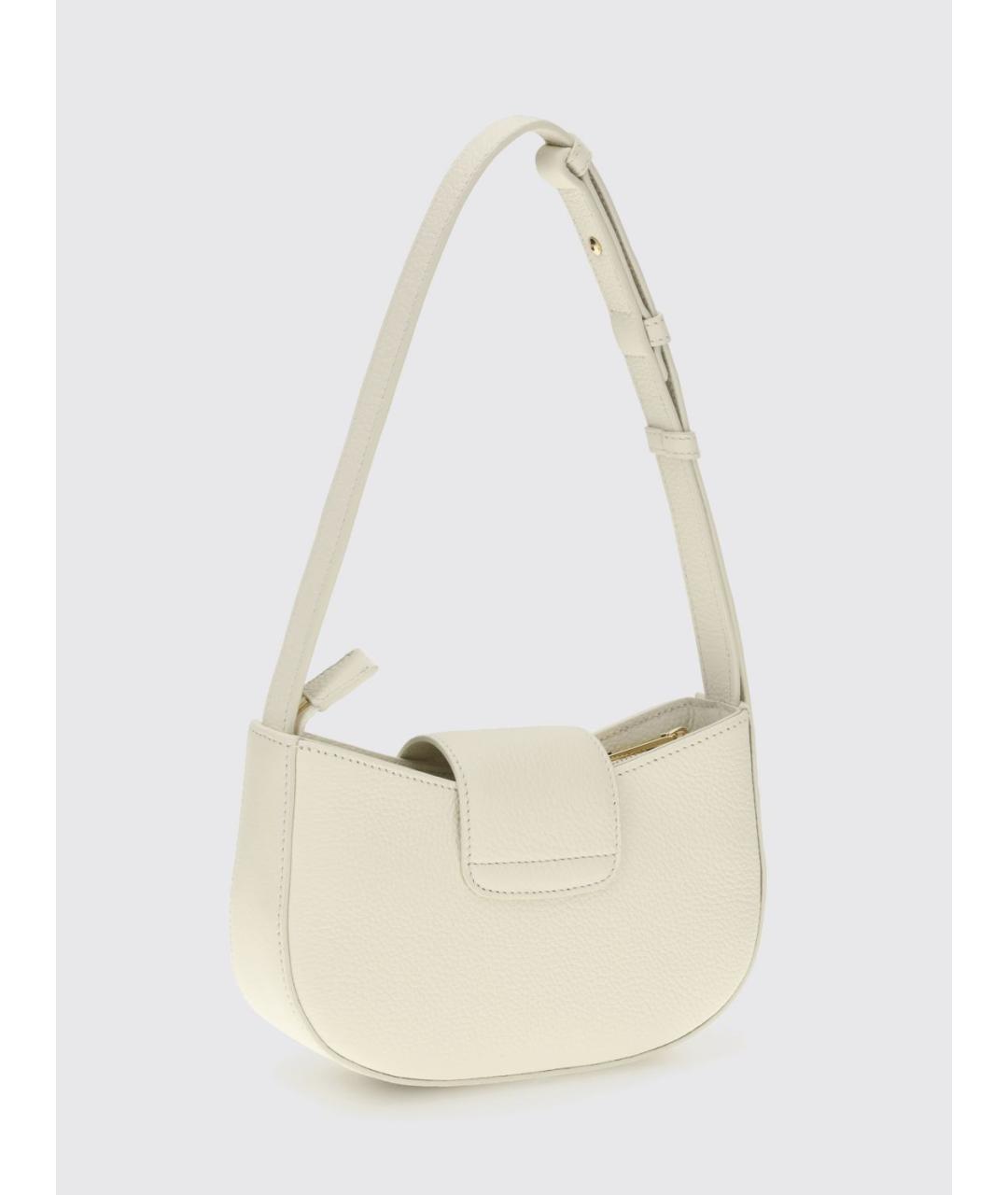 FERRAGAMO Бежевая кожаная сумка через плечо, фото 2