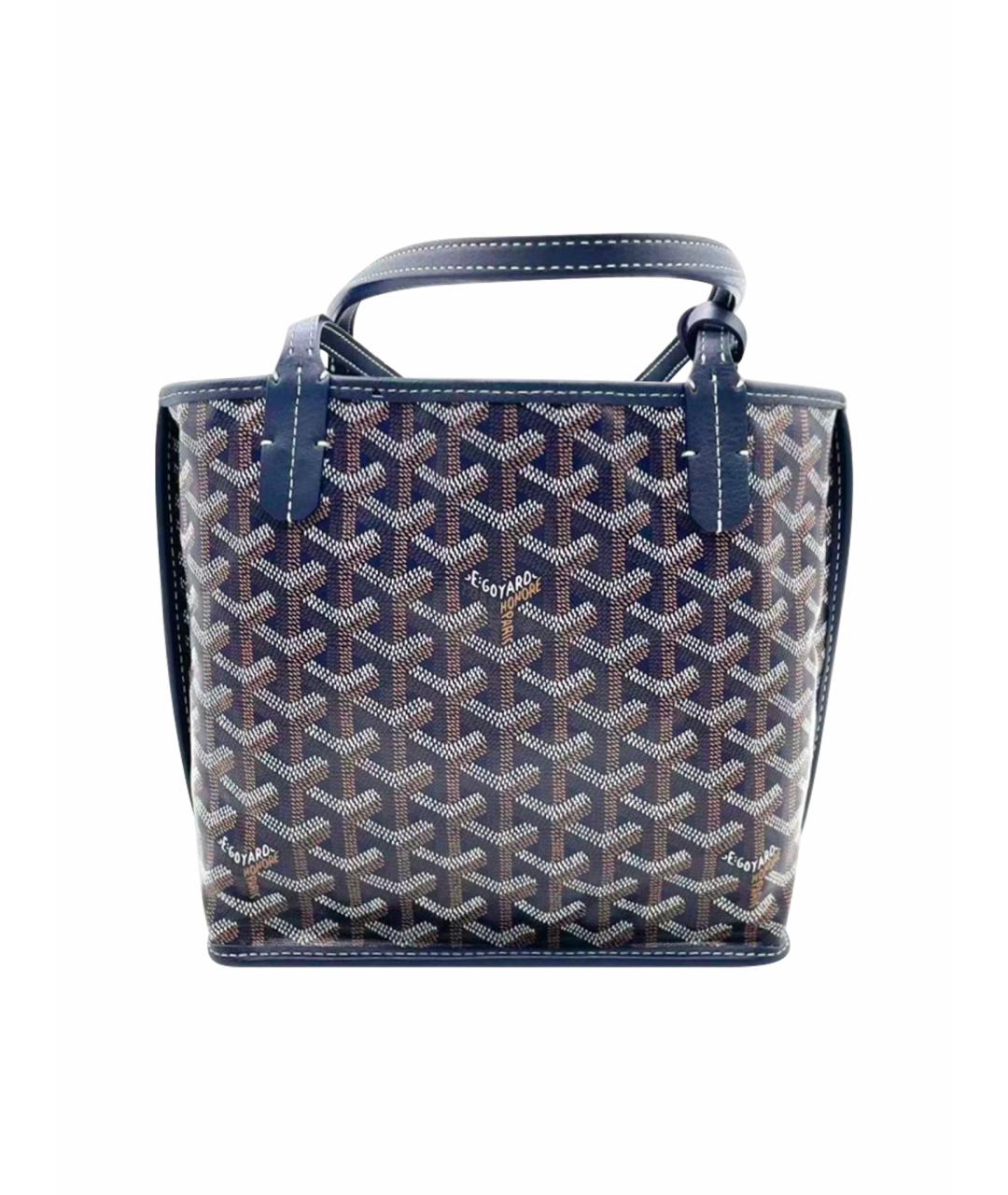 GOYARD Голубая сумка тоут, фото 9