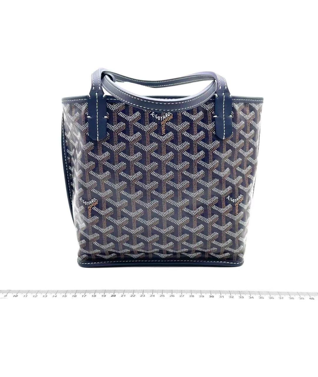 GOYARD Голубая сумка тоут, фото 3