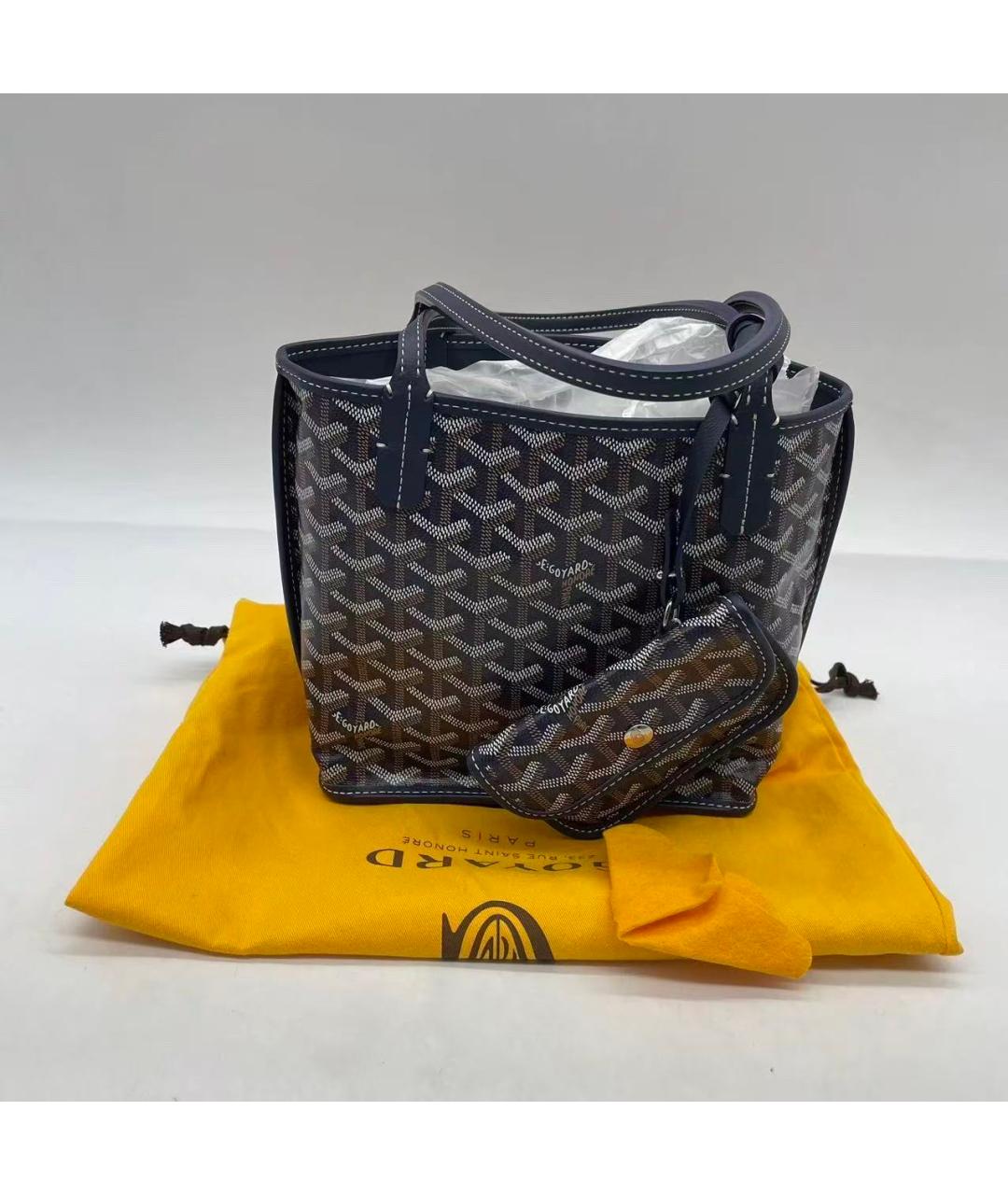 GOYARD Голубая сумка тоут, фото 7