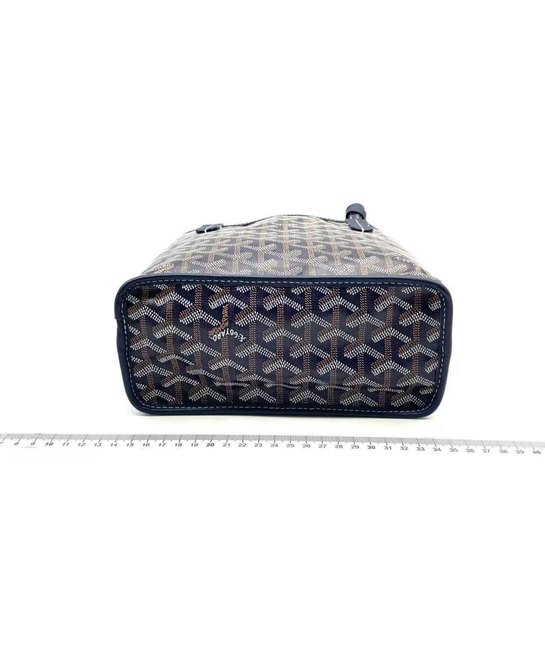 GOYARD Голубая сумка тоут, фото 4