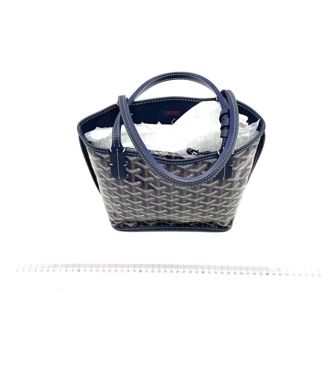 GOYARD Голубая сумка тоут, фото 5