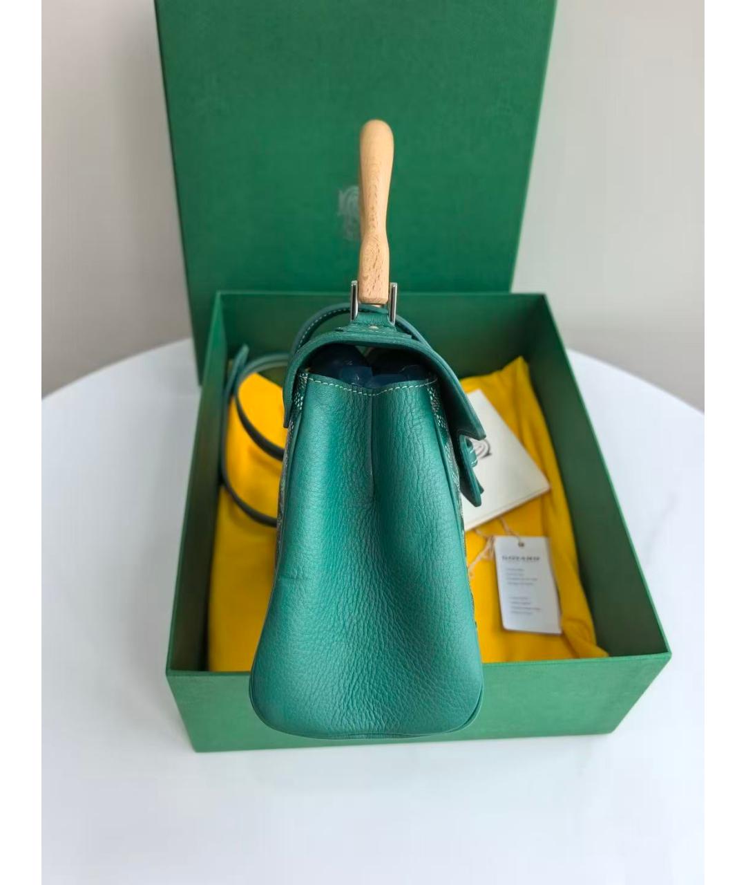 GOYARD Зеленая сумка через плечо, фото 4
