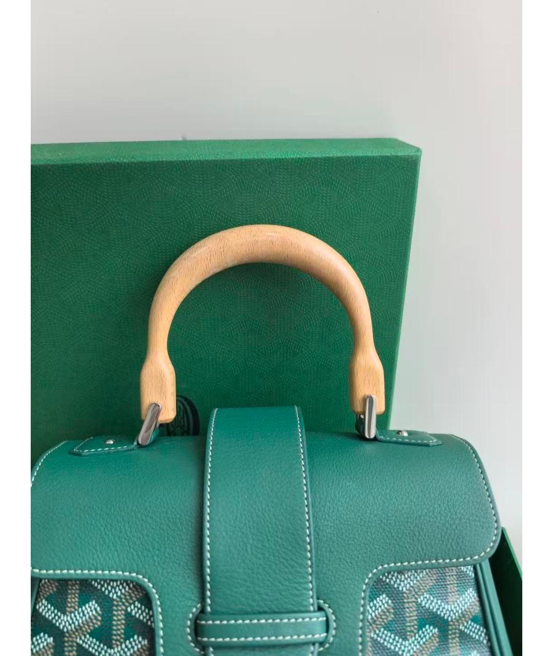 GOYARD Зеленая сумка через плечо, фото 6