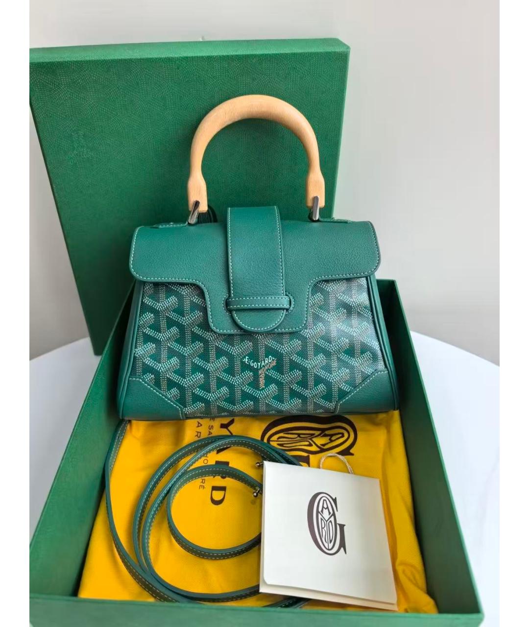 GOYARD Зеленая сумка через плечо, фото 2