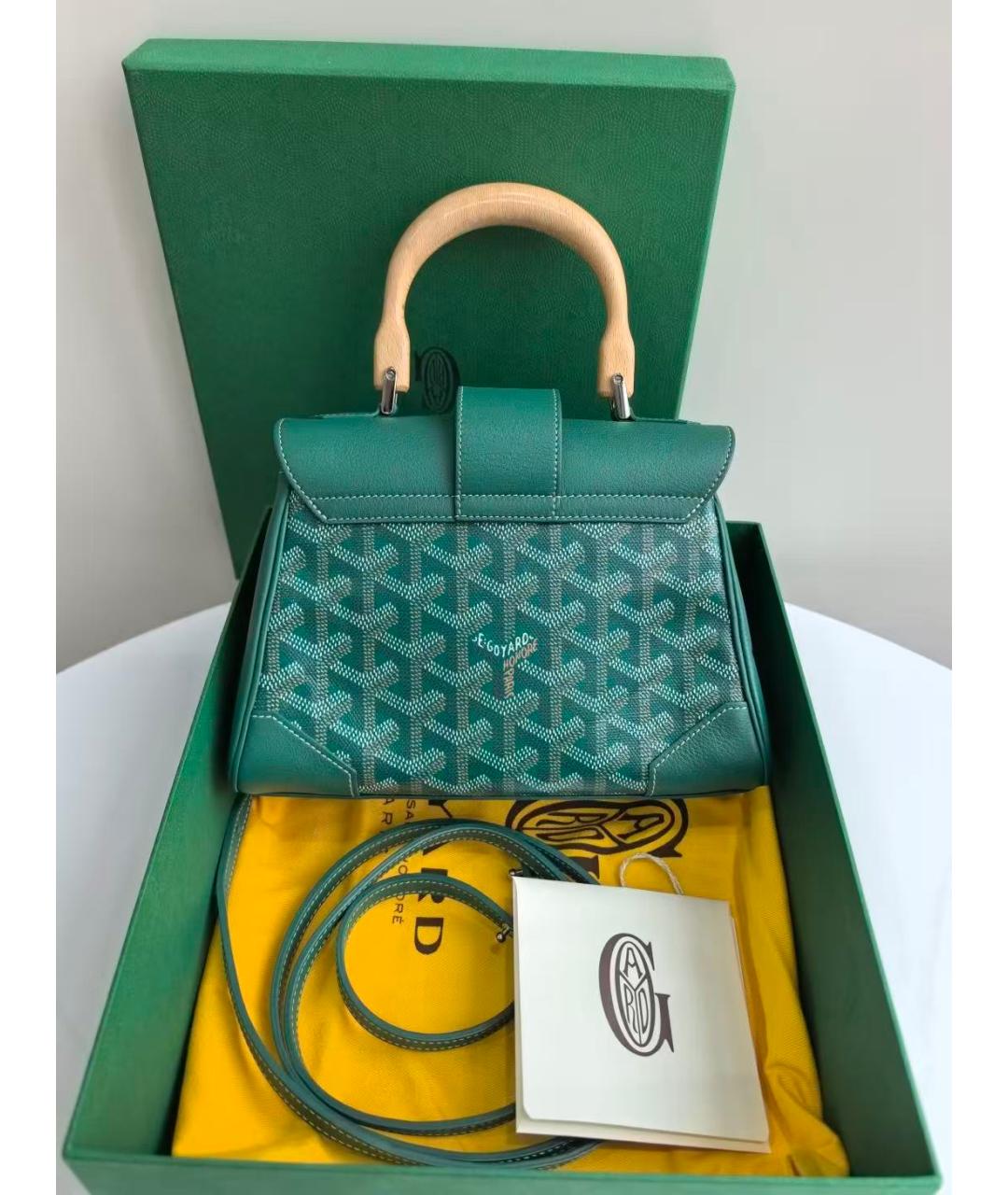 GOYARD Зеленая сумка через плечо, фото 3