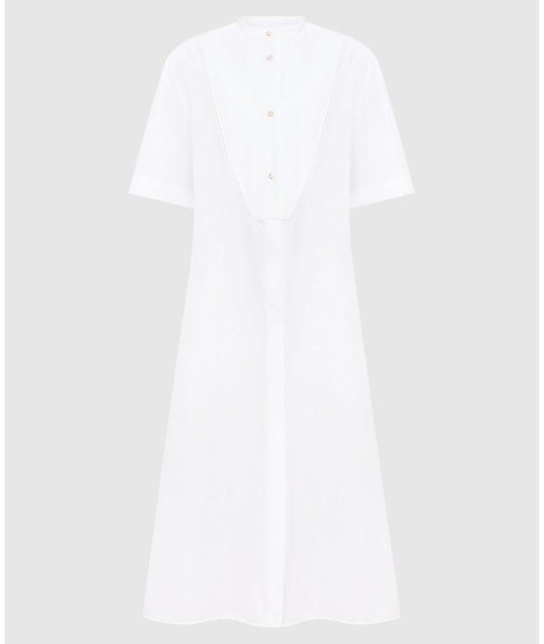 JIL SANDER Белое платье, фото 7