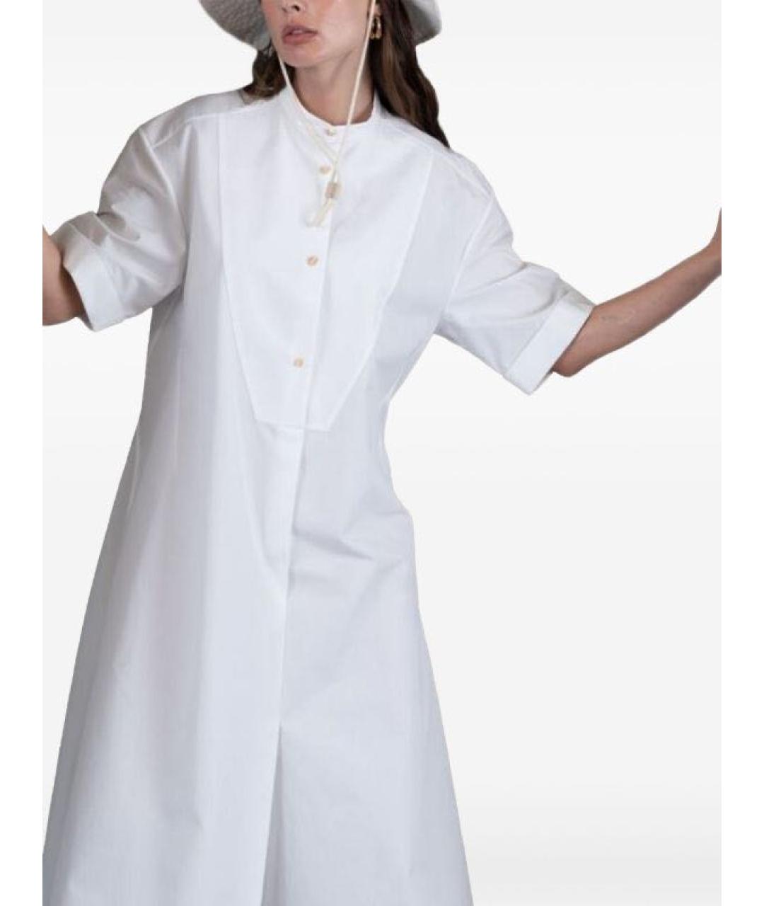 JIL SANDER Белое платье, фото 5