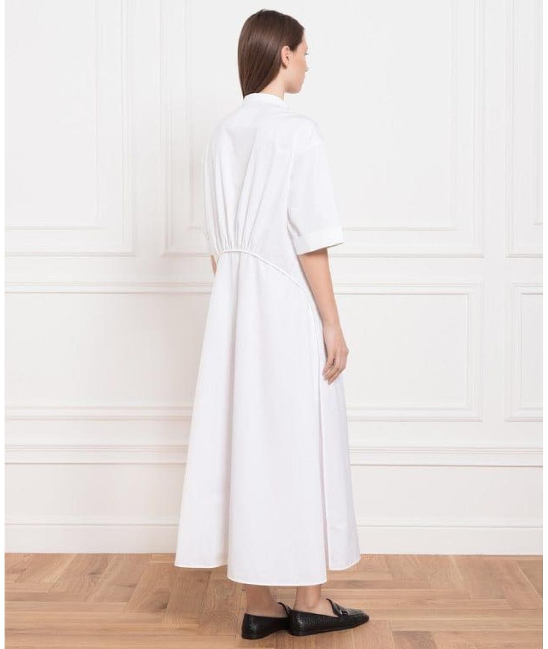 JIL SANDER Белое платье, фото 4