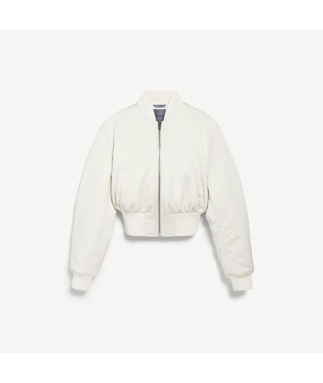 BALENCIAGA Белая полиэстеровая куртка, фото 6